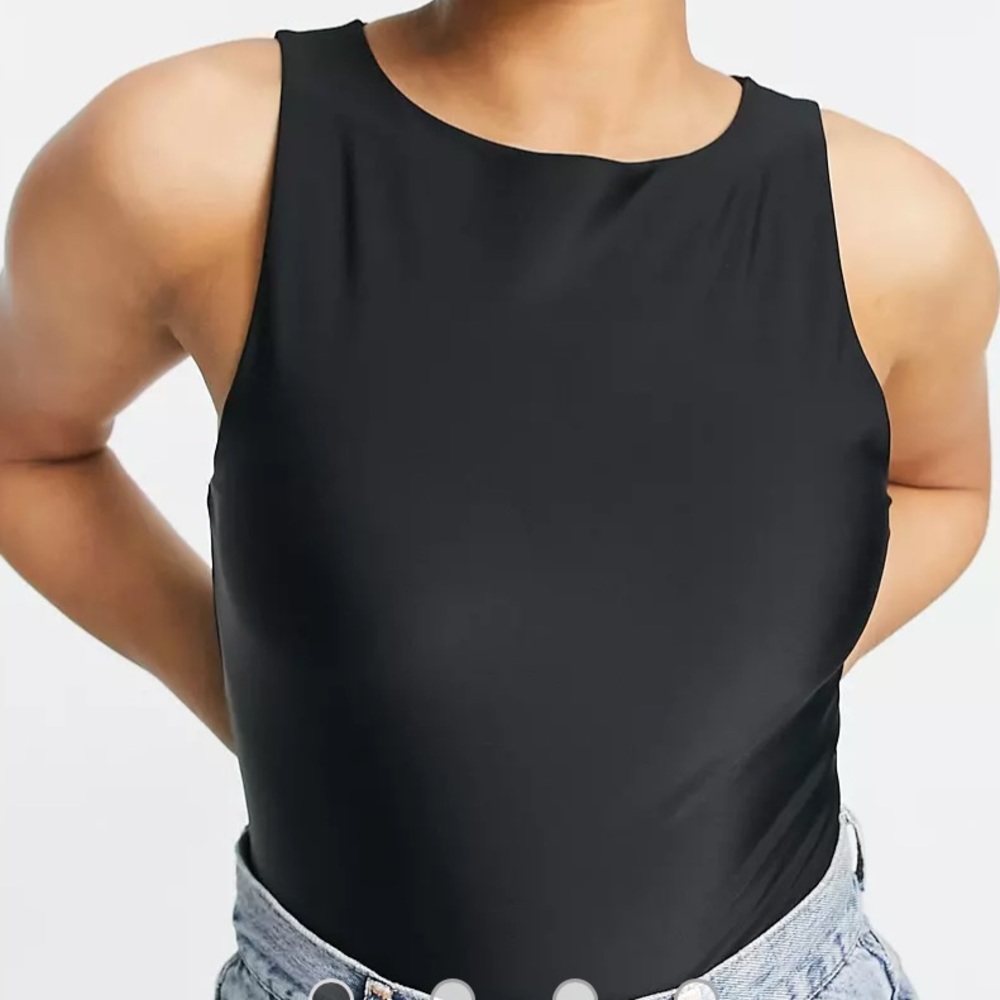 ASOS design black bodysuit // size 2